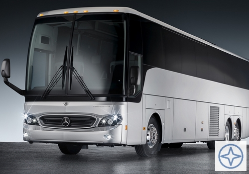 50-seater Mercedes-Benz Luxury Bus For Rent in Dubai, Sharjah, Abu Dhabi UAE
